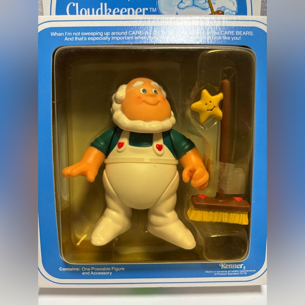 Care Bears The Cloudkeeper 1984 Kenner Vintage PVC Posable Figure - NIB - Picture 2 of 6